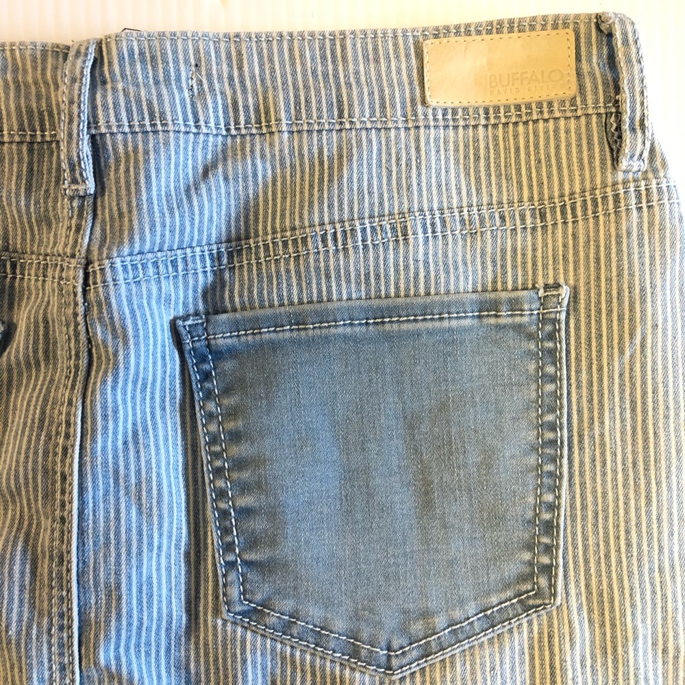 Buffalo by David Bitton Patchwork Denim Skirt 27 - Picture 6 of 9